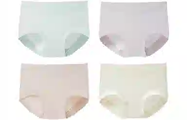 恒源祥 纯色高腰无痕透气收腹三角内裤 女款