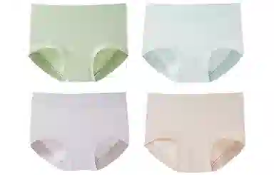 恒源祥 纯色高腰无痕透气收腹三角内裤 女款