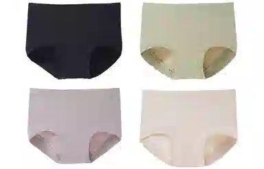 恒源祥 纯色高腰无痕透气收腹三角内裤 女款