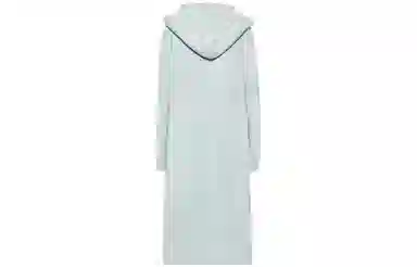 美洋 纯色连帽长袖连衣裙