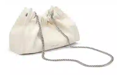 CHARLES&KEITH Soft Large Chain Tote Noir Cream