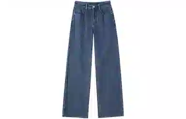 【dme】 小个子高腰直筒牛仔裤 女款 牛仔蓝