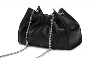 CHARLES&KEITH Soft Large Chain Tote Noir Cream