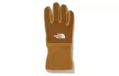 The North Face Logo Gloves Brown
