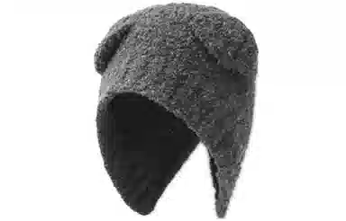 优幽兰 时尚包头帽东北加绒加厚毛绒帽百搭休闲毛线帽防风防寒保暖护耳小众 绒线帽 女款