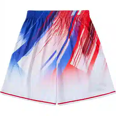 匹克 男篮世界杯系列 实战训练宽松透气篮球短裤 男款 大白