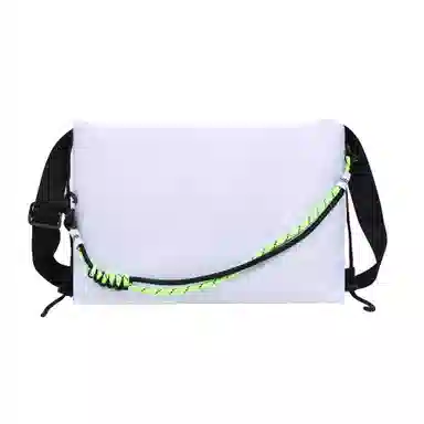 GF Nylon Messenger Bag White/Black