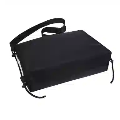 GF Nylon Messenger Bag White/Black