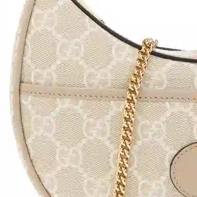 Gucci Mini Hobo Bag Beige/White