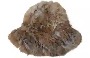 优幽兰 显脸小兔毛混纺防风防寒 加厚保暖护耳高级感小众 渔夫帽 女款