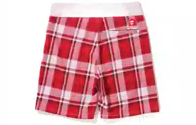 BAPE Check Gift Sweat Shorts