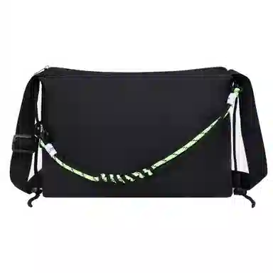 GF Nylon Messenger Bag White/Black