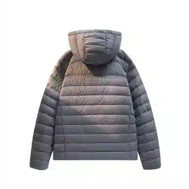 鸭鸭 轻薄休闲保暖连帽短款羽绒服 男女同款