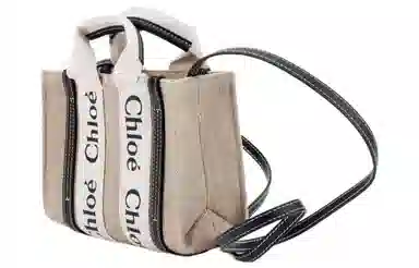 Chloe Woody Mini Logo Tote