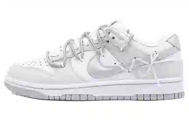 Nike Dunk Low GS White Silver
