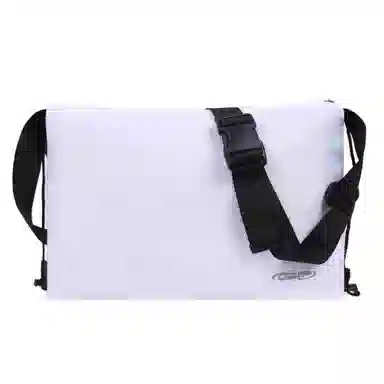 GF Nylon Messenger Bag White/Black