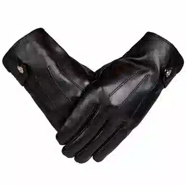 上海故事 户外保暖加绒可触屏防防寒防水 手套 男款 礼盒装