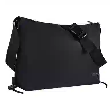 GF Nylon Messenger Bag White/Black
