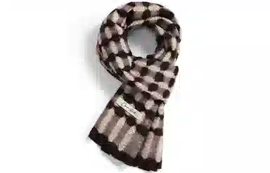 优幽兰 针织加厚护脖子防风防寒保暖氛围感 绒线围巾 女款