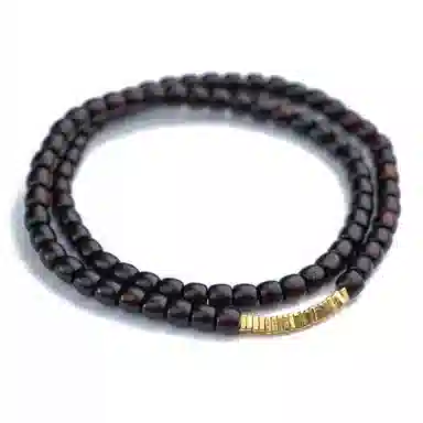 仙源 老型珠 碎银子招财 紫檀 木作手串 男女同款情侣款