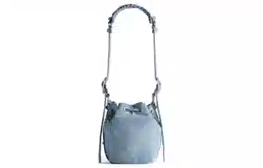 Balenciaga Le Cagole Denim Mini Bag