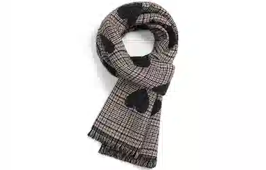 优幽兰 秋冬季百搭时尚空调房办公室保暖外搭防风防寒加厚 绒线围巾 女款