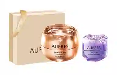 欧珀莱 时光锁眼霜臻源面霜套装 修护紧致