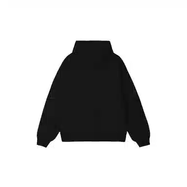 无畏东方纯色拉链卫衣外套纯色极简重磅休闲运动百搭连帽开衫 男女同款