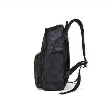 红蜻蜓 大容量书包运动背包旅行包包织物双肩包 大号 男款 黑色