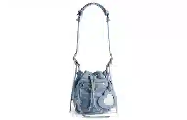 Balenciaga Le Cagole Denim Mini Bag