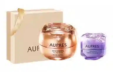 欧珀莱 时光锁眼霜臻源面霜套装 修护紧致