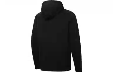Puma Ess Logo Hoodie Jacket Black