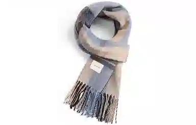 优幽兰 学生秋冬季圣诞简约潮流百搭时尚围脖加厚护脖子防风保暖简约休闲小众高级感闺蜜穿搭 绒线围巾披肩 男女同款情侣款