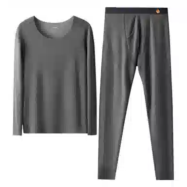 恒源祥 德绒无痕发热紧身打底保暖套装 男款