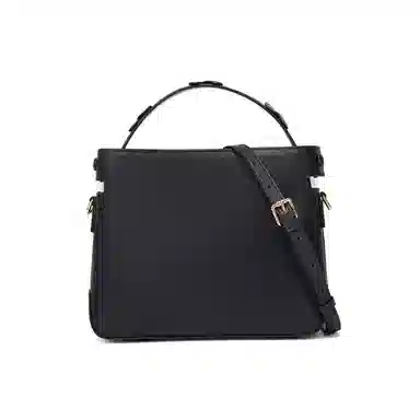 红蜻蜓 通勤百搭时尚 皮革 手提包 女款 黑色