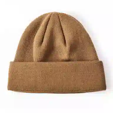 Champion Embroidered Script Logo Beanie Red