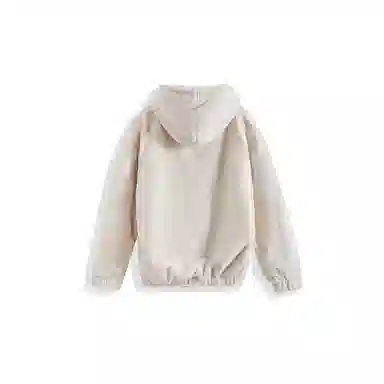 我是大卫 纯色羊羔毛连帽保暖加厚外套夹克 男女同款