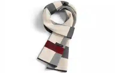 优幽兰 秋冬季经典格子撞色设计感学生百搭时尚防风防寒仿羊绒护脖子韩系高级感围脖脖套 绒线围巾 男女同款情侣款