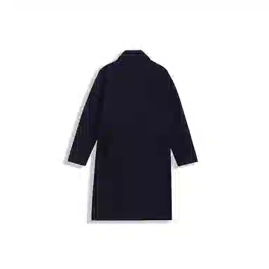 我是大卫 毛呢中长款经典韩版英伦风大衣 男女同款