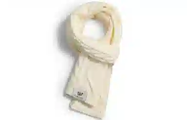 优幽兰 秋冬季仿羊绒围脖闺蜜百搭纯色护脖子时尚针织加厚保暖学生防风防寒氛围感小众穿搭 绒线围巾 男女同款情侣款