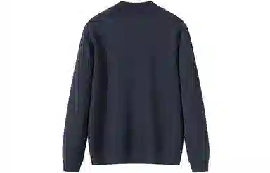 恒源祥 条纹半高领套头毛衣 男款