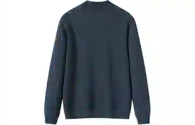 恒源祥 条纹半高领套头毛衣 男款