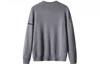 恒源祥 纯色半高领套头长袖毛衣 男款