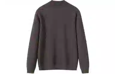 恒源祥 条纹半高领套头毛衣 男款