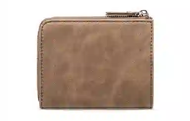 马莎兰缇 时尚超薄经典款式多卡位拉链开合多容量 合成革 钱夹卡包钱包 常规 男款 啡色