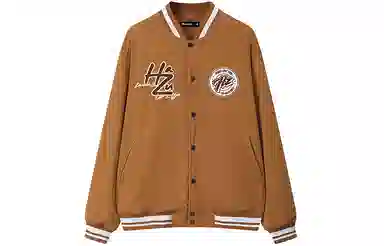 Huzzah Basic Logo Baseball Jacket