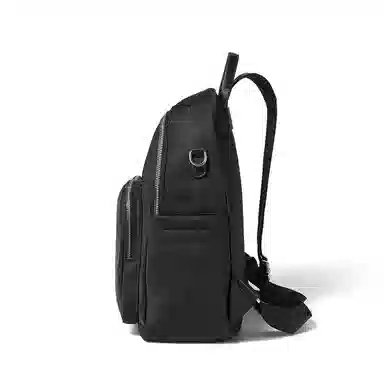 红蜻蜓 大容量轻便 织物配超细纤维合成革 旅行包书包背包双肩包 女款 黑色