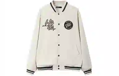 Huzzah Basic Logo Baseball Jacket
