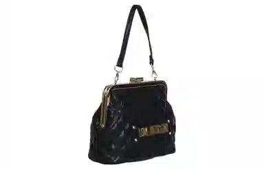 Love Moschino Logo PU Bag Black