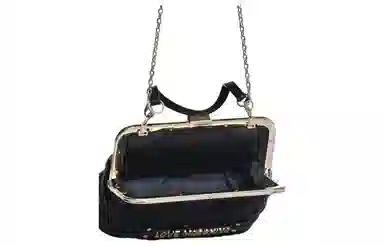 Love Moschino Logo PU Bag Black